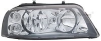 TYC Hauptscheinwerfer 201325052 H7/H1 rechts f&uuml;r SEAT VW
