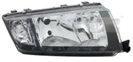 TYC Hauptscheinwerfer 206229152 H7/H3 rechts f&uuml;r Skoda