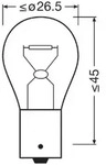 OSRAM Gl&uuml;hlampe, Bremsleuchte 7506ult2bl