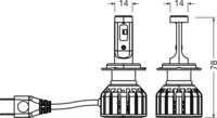OSRAM Gl&uuml;hlampe, Hauptscheinwerfer 64210dwnbst2hb