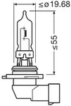 OSRAM Gl&uuml;hlampe, Fernscheinwerfer 9005nl2hb