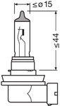 OSRAM Gl&uuml;hlampe, Fernscheinwerfer 642111bl
