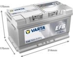 VARTA Starterbatterie 575500073k262 12V 68Ah 730A f&uuml;r Ford