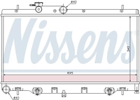 NISSENS K&uuml;hler, Motork&uuml;hlung 64114 f&uuml;r Subaru