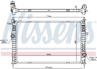 NISSENS K&uuml;hler, Motork&uuml;hlung 636042 f&uuml;r Vaughall