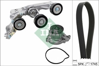 INA Wasserpumpe + Keilrippenriemensatz 529014830 f&uuml;r Mercedes