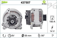 VALEO Generator REMANUFACTURED PREMIUM 437507 f&uuml;r Audi (FAW) VW