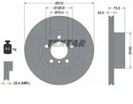 TEXTAR Bremsscheibe 92261805 312mm 24mm f&uuml;r BMW