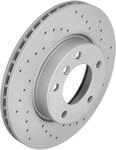 ZIMMERMANN Bremsscheibe 150126952 Vorderachse Gelocht 286mm 22mm f&uuml;r BMW