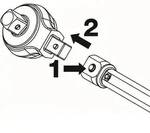HAZET Einsteck-Verkleinerungsadapter, Drehmomentschl&uuml;ssel 6423c