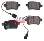 FAST Bremsbelagsatz, Scheibenbremse ft29168 Hinterachse f&uuml;r Fiat