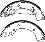 HERTH+BUSS JAKOPARTS Bremsbackensatz j3500524 Hinterachse f&uuml;r HYUNDAI KIA