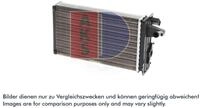 AKS DASIS W&auml;rmetauscher, Innenraumheizung 089080n f&uuml;r ALFAROME/Fiat/LANCI