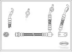 CORTECO Bremsschlauch 19033103 Hinterachse links f&uuml;r TOYOTA