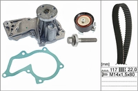 INA Wasserpumpe + Zahnriemensatz 530060530 f&uuml;r Volvo Ford