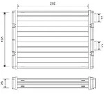 VALEO W&auml;rmetauscher, Innenraumheizung 811592 f&uuml;r NISSAN