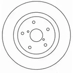A.B.S. Bremsscheibe 16275 bel&uuml;ftet 301mm 28mm f&uuml;r Subaru