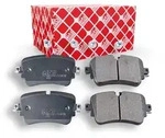 FEBI BILSTEIN Bremsbelagsatz, Scheibenbremse 116231 Hinterachse f&uuml;r Audi VW