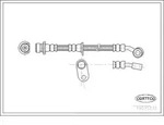 CORTECO Bremsschlauch 19035732 Vorderachse links f&uuml;r HONDA