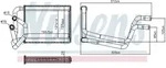 NISSENS W&auml;rmetauscher, Innenraumheizung 707245 f&uuml;r HYUNDAI