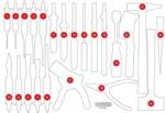 KS TOOLS Schaumstoffeinlage, Sortimentskasten 811102397