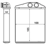 MAHLE W&auml;rmetauscher, Innenraumheizung ah13000s f&uuml;r Vaughall