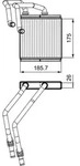 VALEO W&auml;rmetauscher, Innenraumheizung 811544 f&uuml;r NISSAN