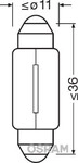 OSRAM Gl&uuml;hlampe, Kofferraumleuchte 6461