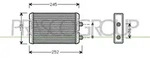 PRASCO W&auml;rmetauscher, Innenraumheizung ft133h001 f&uuml;r Fiat LANCIA