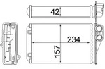 MAHLE W&auml;rmetauscher, Innenraumheizung ah248000s f&uuml;r Peugeot