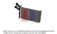 AKS DASIS W&auml;rmetauscher, Innenraumheizung 069160n f&uuml;r Citro&euml;n/Peugeot