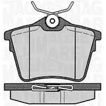 MAGNETI MARELLI Bremsbelagsatz, Scheibenbremse 363916060616 f&uuml;r Peugeot