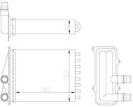 NRF W&auml;rmetauscher, Innenraumheizung 54412 f&uuml;r Opel Vaughall RENAULT