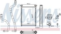 NISSENS W&auml;rmetauscher, Innenraumheizung 707290 f&uuml;r NISSAN