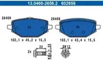 ATE Bremsbelagsatz, Scheibenbremse 13046026562 f&uuml;r MITSUBISHI RENAULT