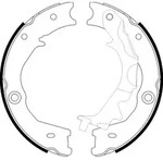 HELLA Bremsbackensatz, Feststellbremse 8da355051121 f&uuml;r AMC KIA