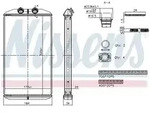 NISSENS W&auml;rmetauscher, Innenraumheizung 707314 f&uuml;r Iveco