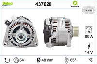 VALEO Generator REMANUFACTURED PREMIUM 437620 f&uuml;r Ford