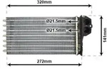 VAN WEZEL W&auml;rmetauscher, Innenraumheizung 40006356 f&uuml;r Citro&euml;n/Peugeot