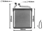 VAN WEZEL W&auml;rmetauscher, Innenraumheizung 58006256 f&uuml;r VW