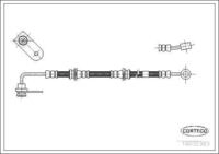 CORTECO Bremsschlauch 19032383 Vorderachse links f&uuml;r Suzuki