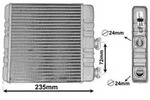 VAN WEZEL W&auml;rmetauscher, Innenraumheizung 37006321 f&uuml;r Opel