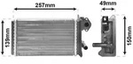 VAN WEZEL W&auml;rmetauscher, Innenraumheizung 58006062 f&uuml;r VW