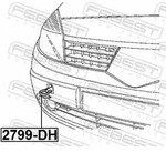 FEBEST Abschlepphaken 2799dh f&uuml;r Volvo RENAULT