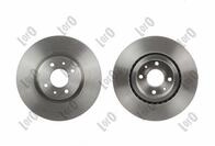 ABAKUS Bremsscheibe 231-03-046 284mm 22mm f&uuml;r Peugeot Citro&euml;n Fiat