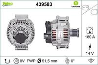 VALEO Generator NEW ORIGINAL PART 439583 f&uuml;r Mercedes