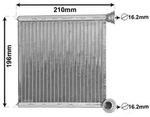 VAN WEZEL W&auml;rmetauscher, Innenraumheizung 03006385 f&uuml;r VW