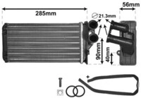 VAN WEZEL W&auml;rmetauscher, Innenraumheizung 09006239 f&uuml;r Citro&euml;n