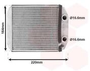 VAN WEZEL W&auml;rmetauscher, Innenraumheizung 43016701 f&uuml;r RENAULT