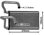 VAN WEZEL W&auml;rmetauscher, Innenraumheizung 21006070 f&uuml;r JEEP